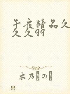 午夜精品久久久久久99