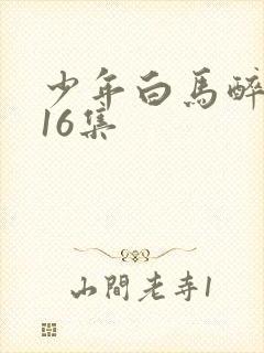 少年白马醉春风16集