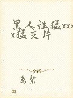 黑人性猛xxxx猛交片封面