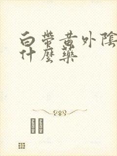 白带黄外阴痒用什么药