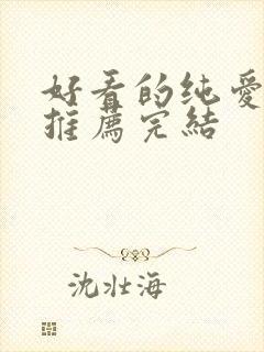 好看的纯爱小说推荐完结