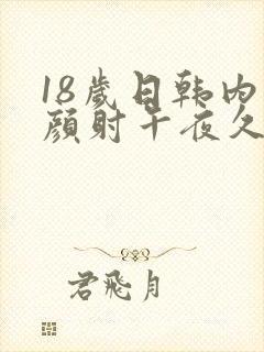 18岁日韩内射颜射午夜久久成人