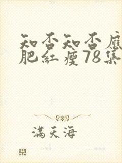 知否知否应是绿肥红瘦78集