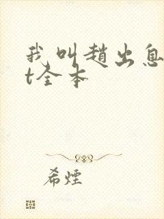 我叫赵出息txt全本