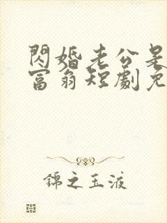 闪婚老公是亿万富翁短剧免费观看封面