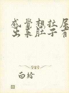 感觉想拉屎拉不出来肚子有下坠感