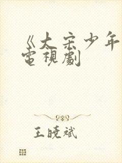 《大宋少年志》电视剧