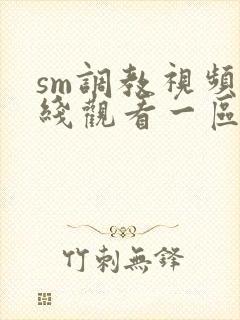 sm调教视频在线观看一区