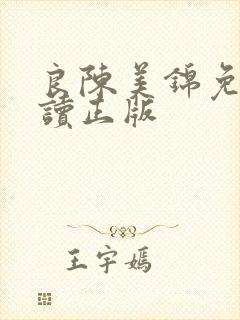 良陈美锦免费阅读正版