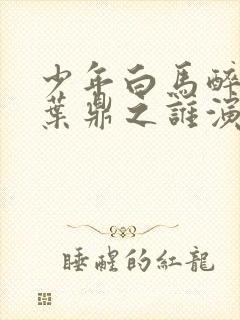 少年白马醉春风叶鼎之谁演的