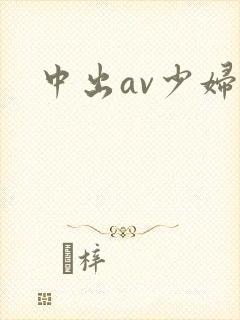 中出av少妇封面