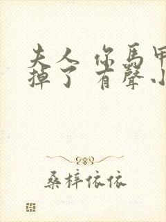 夫人 你马甲又掉了 有声小说