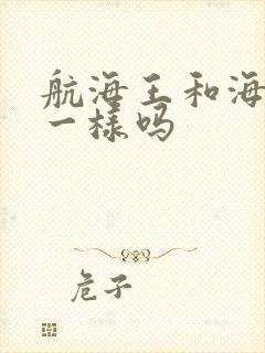 航海王和海贼王一样吗