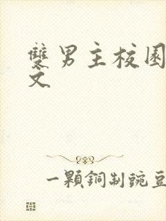 双男主校园文甜文