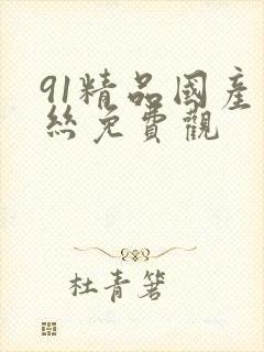 91精品国产白丝免费观