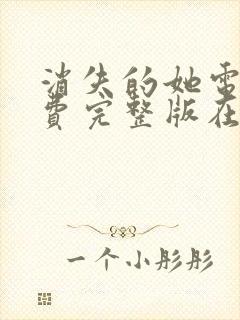 消失的她电影免费完整版在线观看封面