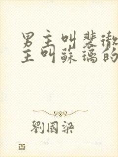 男主叫裴彻,女主叫苏璃的小说