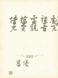 借枪电视剧全集免费观看完整版高清封面