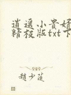 逍遥小贵婿完本精校版txt下载