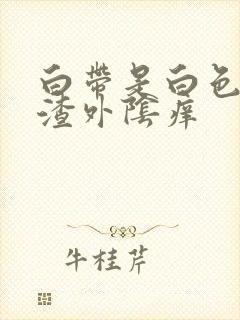 白带是白色豆腐渣外阴痒封面