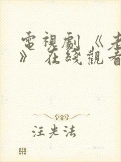 电视剧 《老舅》 在线观看