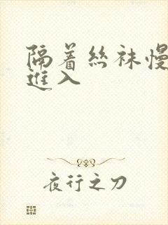 隔着丝袜慢慢的进入