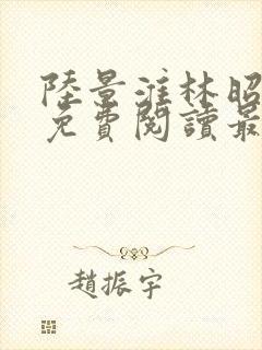 陆景淮林昭小说免费阅读最新章节