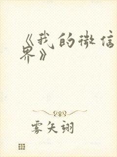 《我的微信连三界》