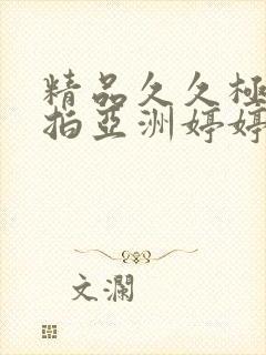 精品久久极品偷拍亚洲婷婷