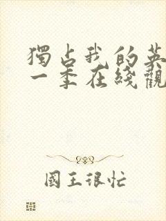 独占我的英雄第一季在线观看