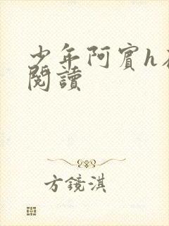 少年阿宾h在线阅读