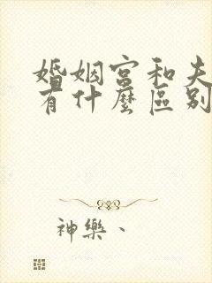 婚姻宫和夫妻宫有什么区别