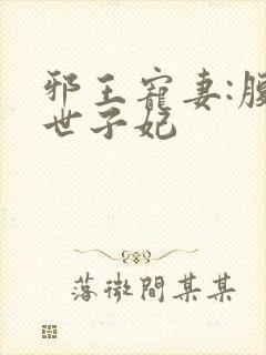 邪王宠妻:腹黑世子妃