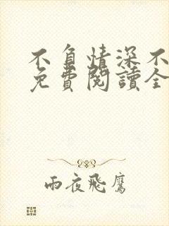 不负情深不负你免费阅读全文