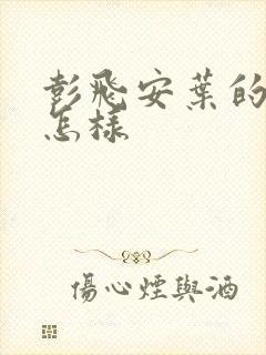 彭飞安叶的结局怎样