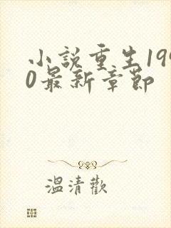 小说重生1990最新章节