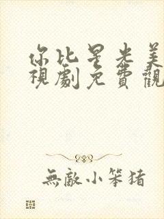 你比星光美丽电视剧免费观看高清