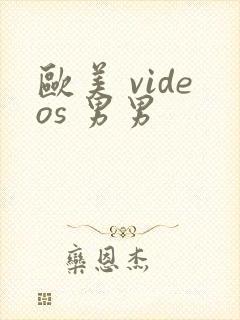 欧美 videos 男男