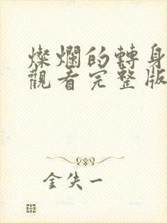 灿烂的转身免费观看完整版高清封面