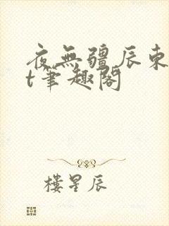 夜无疆辰东txt笔趣阁封面