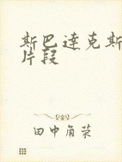 斯巴达克斯黄色片段