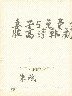 妻子5免费完整版高清韩剧