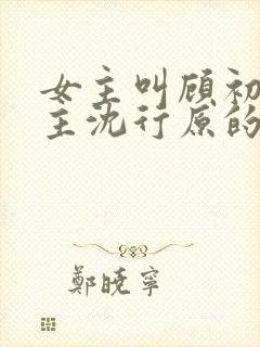 女主叫顾初蕾男主沈行原的小说