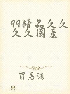 99精品久久久久久国产封面