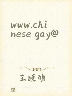 www.chinese gay@封面