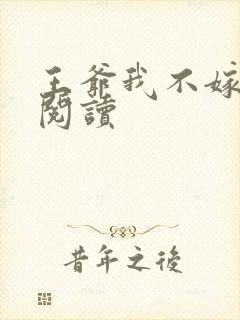 王爷我不嫁免费阅读