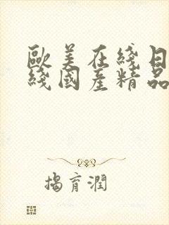欧美在线日韩在线国产精品