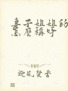 妻子姐姐的丈夫怎么称呼