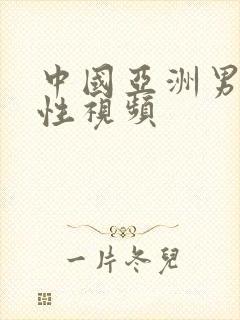 中国亚洲男性同性视频封面