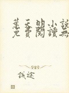 叶天明小说全文免费阅读无弹窗最新章节